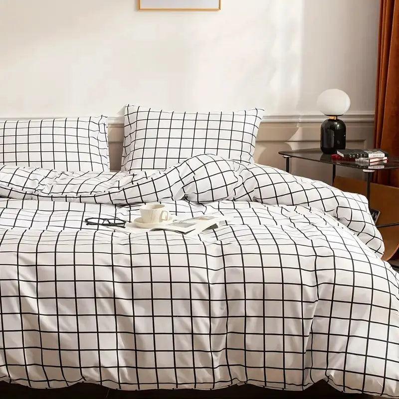Ruitjes Dekbedovertrekset – Comfortabel en Ademend