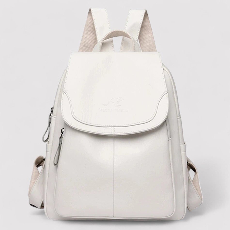 Luxe Leren Anti-Diefstal Rugzak
