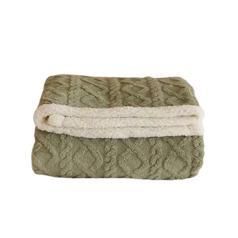 Luxe Winterdeken van Lamswol & Fleece – Extra Dik & Warm – Ademend & Zacht – Voor Slaapkamer & Woonkamer