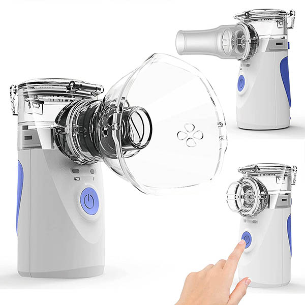 Draagbare Vernevelaar – Stil & Compact Inhalatieapparaat voor Astma, Verkoudheid & Ademhalingsproblemen