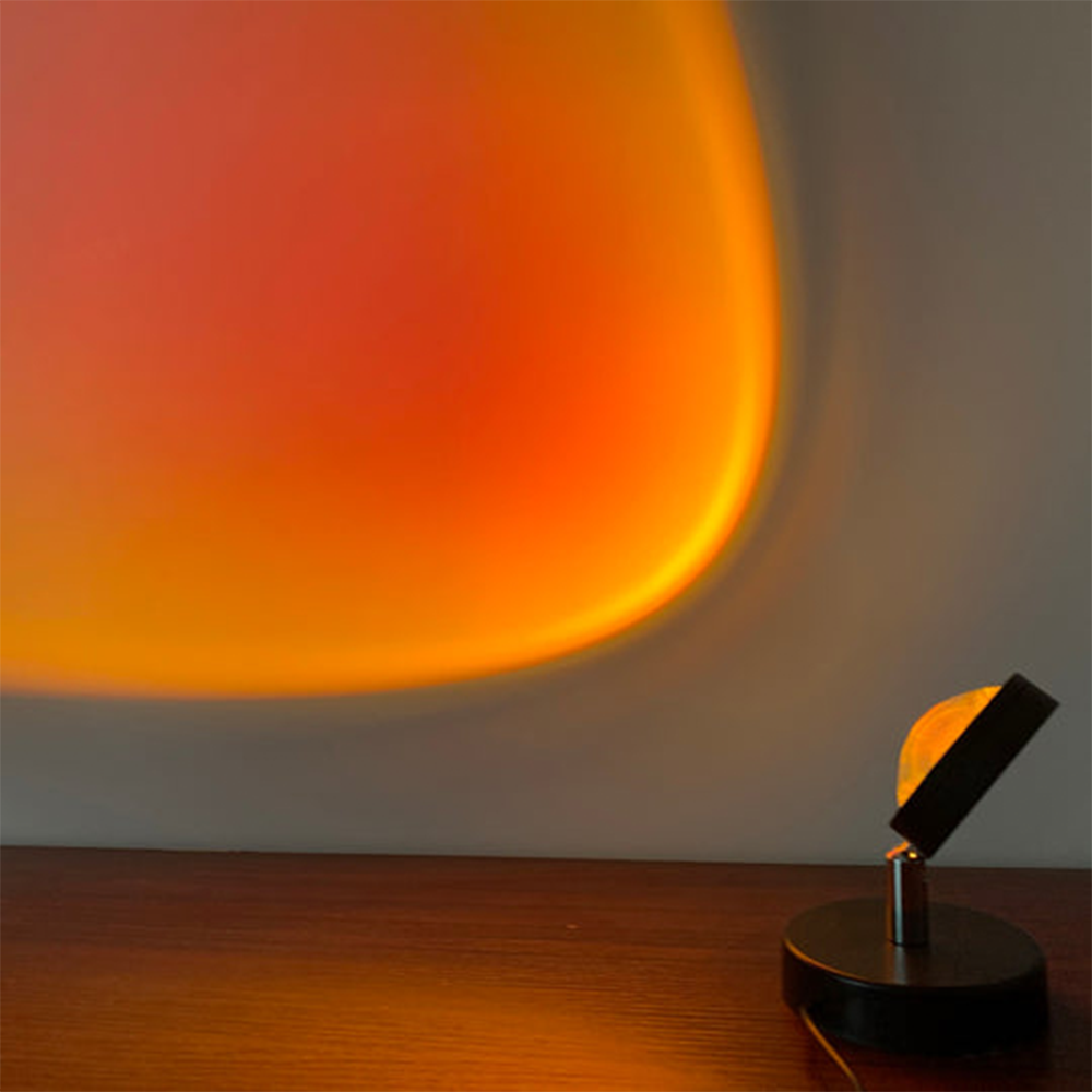 Sunset Glow - Retro zonsondergang tafellamp