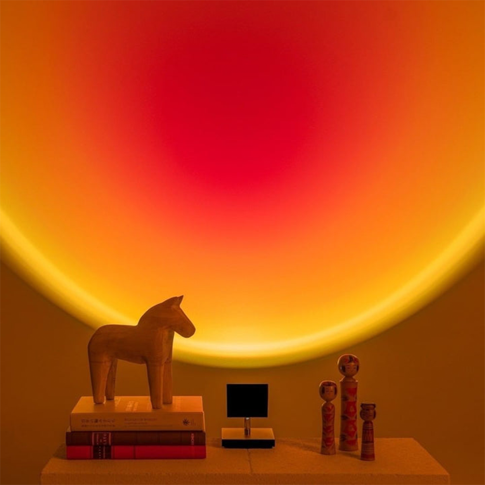 Sunset Glow - Retro zonsondergang tafellamp
