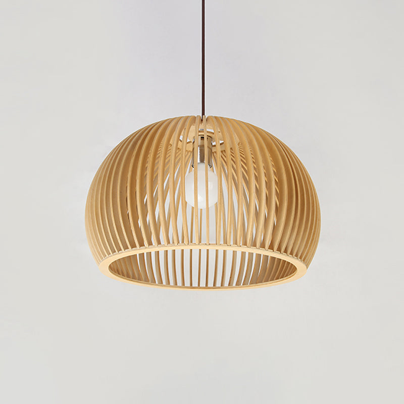 Aziatische Bamboe Hanglamp Beige Klein/Groot Hangend