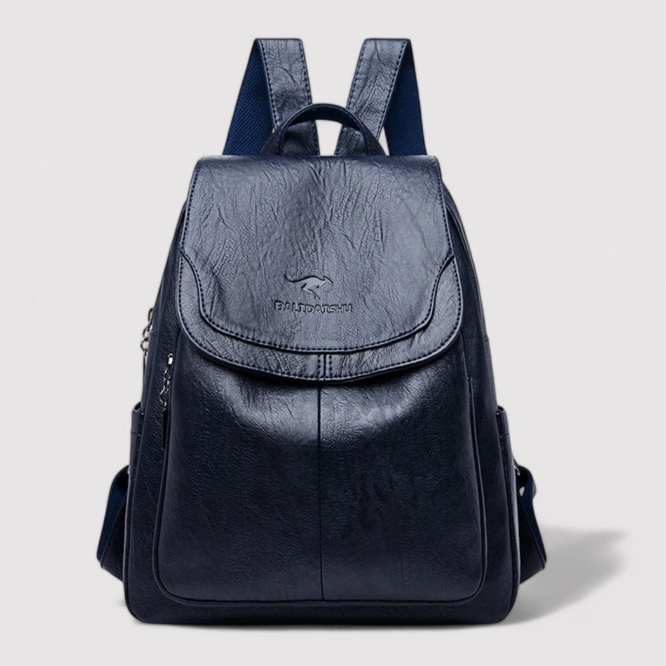 Luxe Leren Anti-Diefstal Rugzak