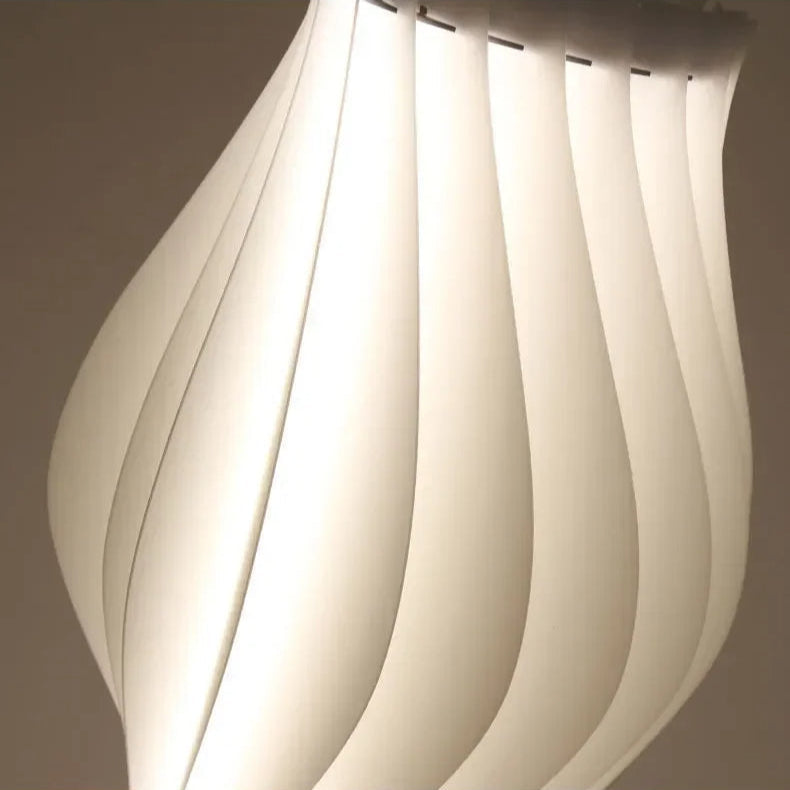 Japandi Golvende Organische Vloerlamp