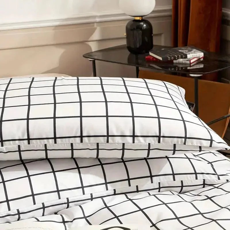 Ruitjes Dekbedovertrekset – Comfortabel en Ademend