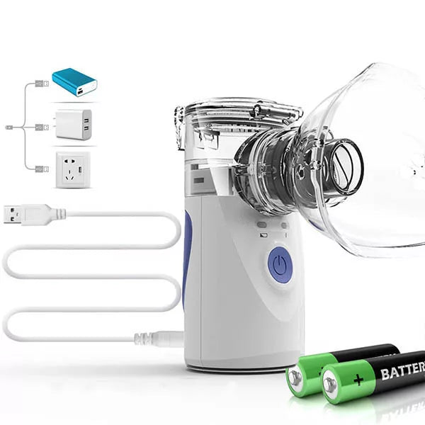 Draagbare Vernevelaar – Stil & Compact Inhalatieapparaat voor Astma, Verkoudheid & Ademhalingsproblemen