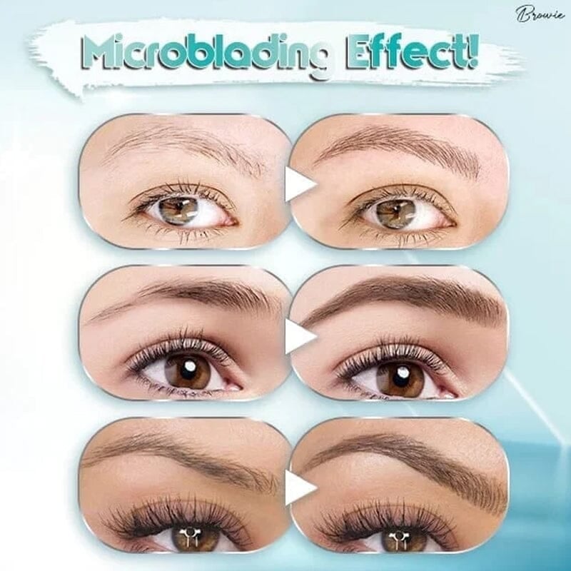 ArchDefine 3D Waterproof Wenkbrauwpen met 4-Puntige Tip – Langhoudend Microblading Effect zonder Pijn