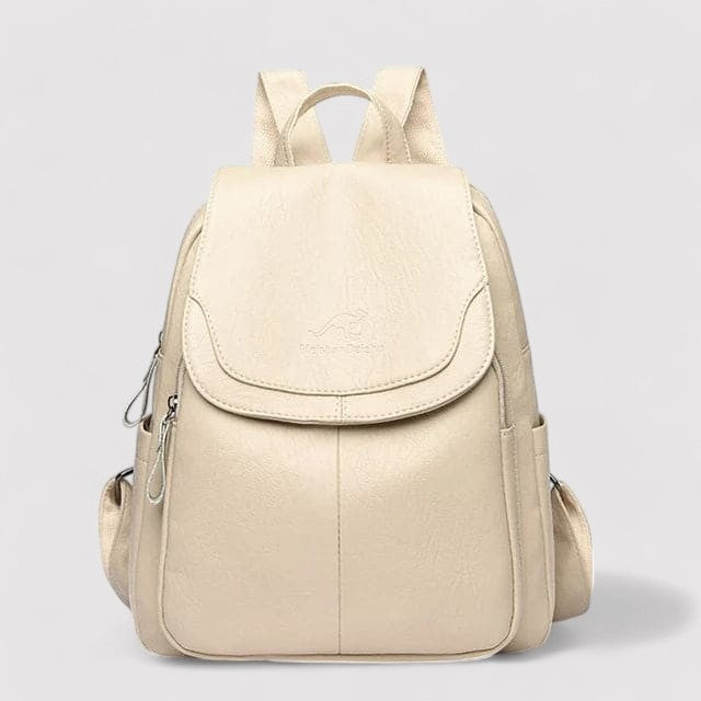Luxe Leren Anti-Diefstal Rugzak