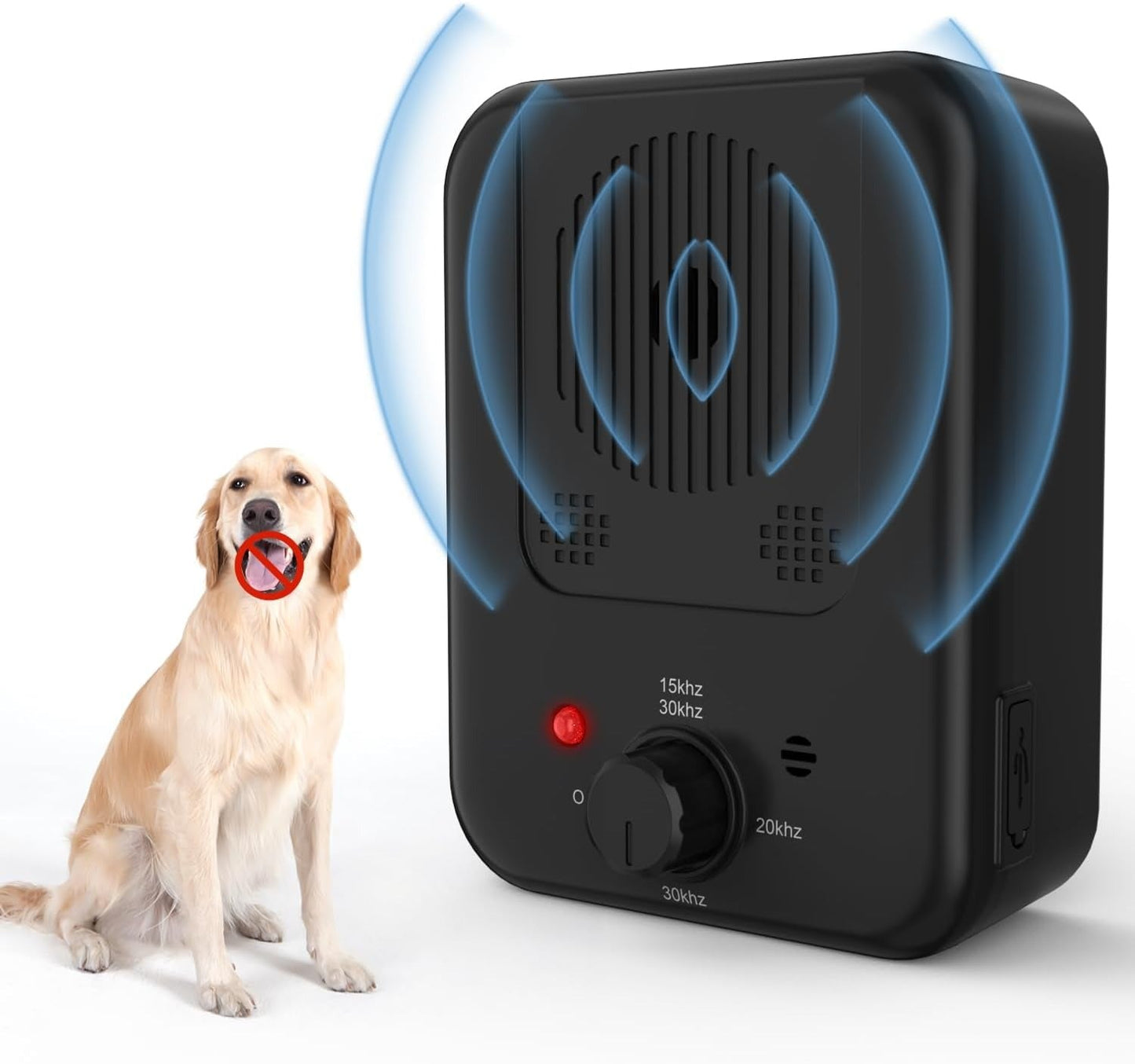 Ultrasone Anti-Blaf Apparaat voor Honden – Stil, Veilig en Weerbestendig met Instelbare Frequenties