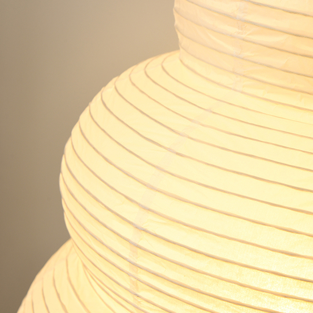 ZenGlow Japandi Rijstpapier Vloerlamp – Minimalistische Wabi-Sabi Sfeerverlichting