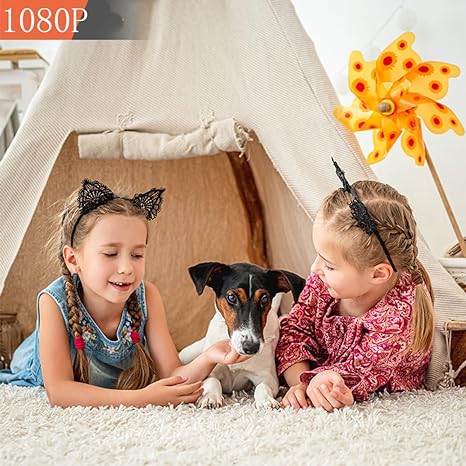 Mini Draadloze Beveiligingscamera 1080P – WiFi IP Camera voor Binnen & Buiten – App-bediening – SD-kaart Ondersteuning – iPhone & Android