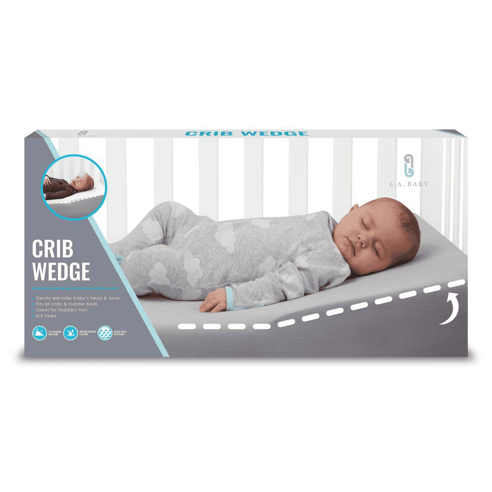 Safe Lift Baby Wiegkussen – 14° Helling voor Reflux en Betere Ademhaling – Waterdicht en Anti-Slip – Past Onder Standaard Matras