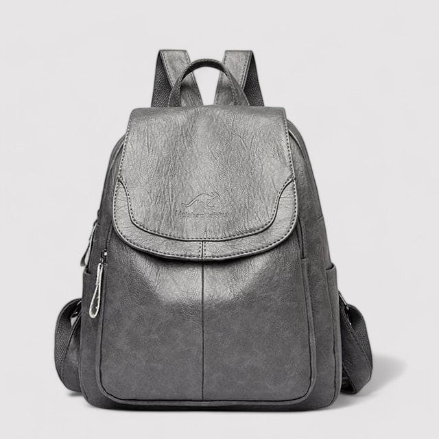 Luxe Leren Anti-Diefstal Rugzak