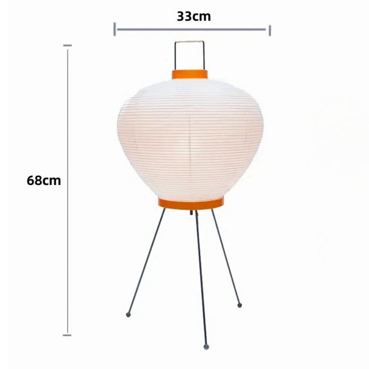 Japandi Designer Vloerlamp van Rijstpapier