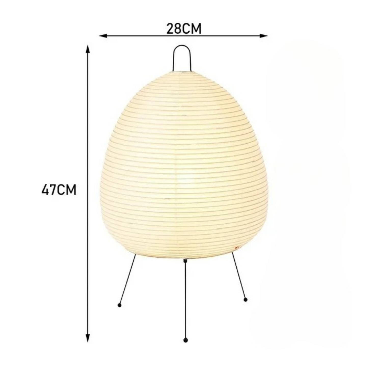Japandi Designer Vloerlamp van Rijstpapier
