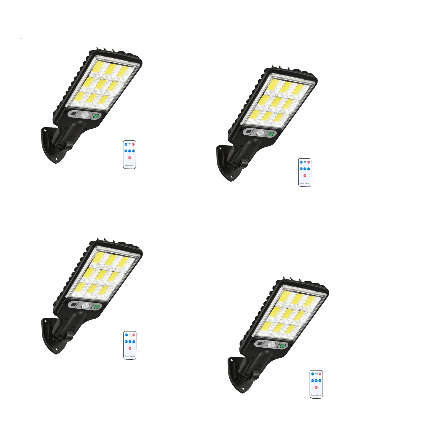 Zonnepaneel Buitenlamp met Bewegingssensor – 78 LED – IP65 Waterdicht – 4 Lichtstanden – Wandmontage