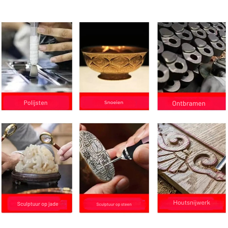 RotarPro Draagbare Mini Rotatiegereedschap – Multifunctioneel, Snel en Precisie voor DIY Projecten
