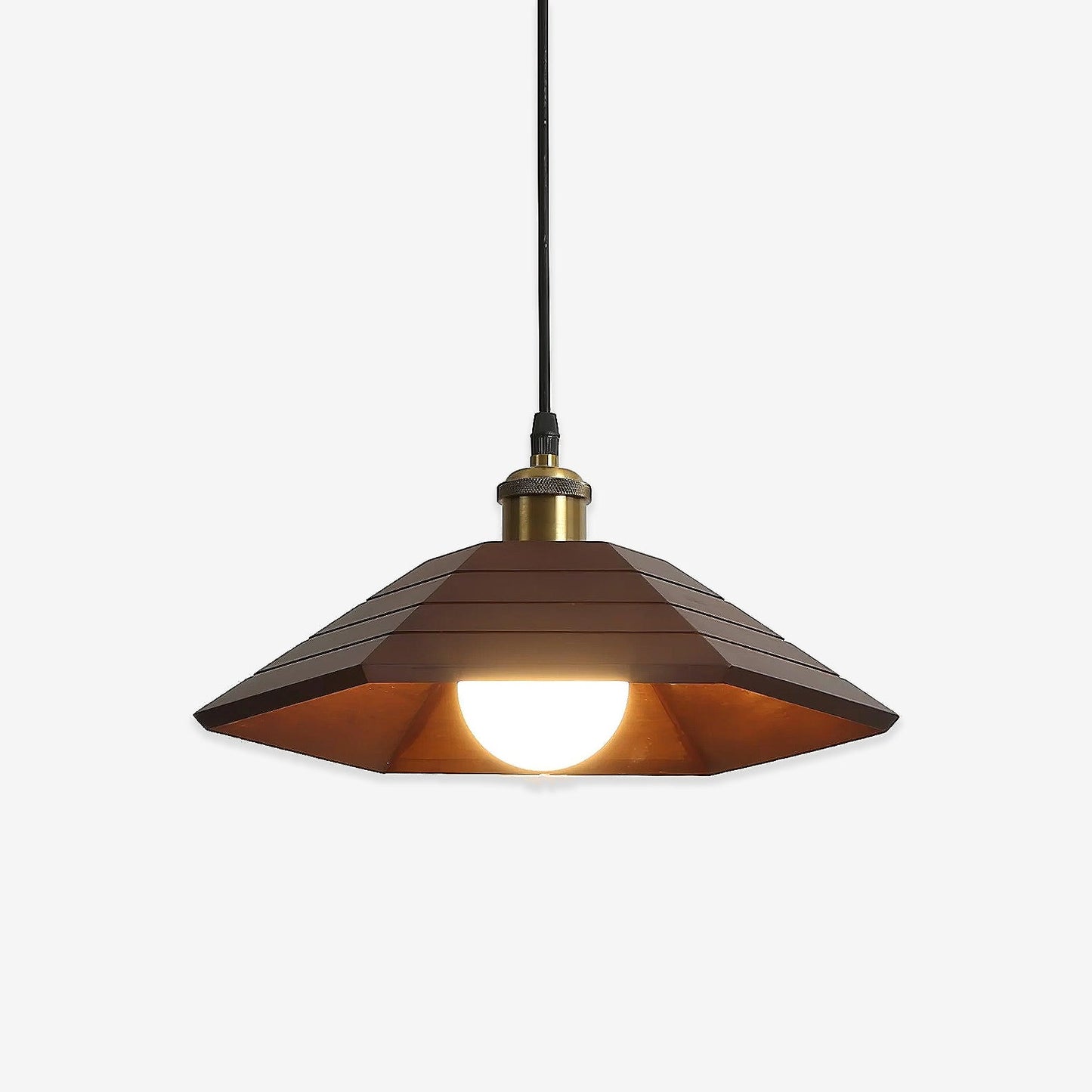 Aeyee Houten Hanglamp – Natuurlijke Warmte Lamp Stijlvolle Verlichting