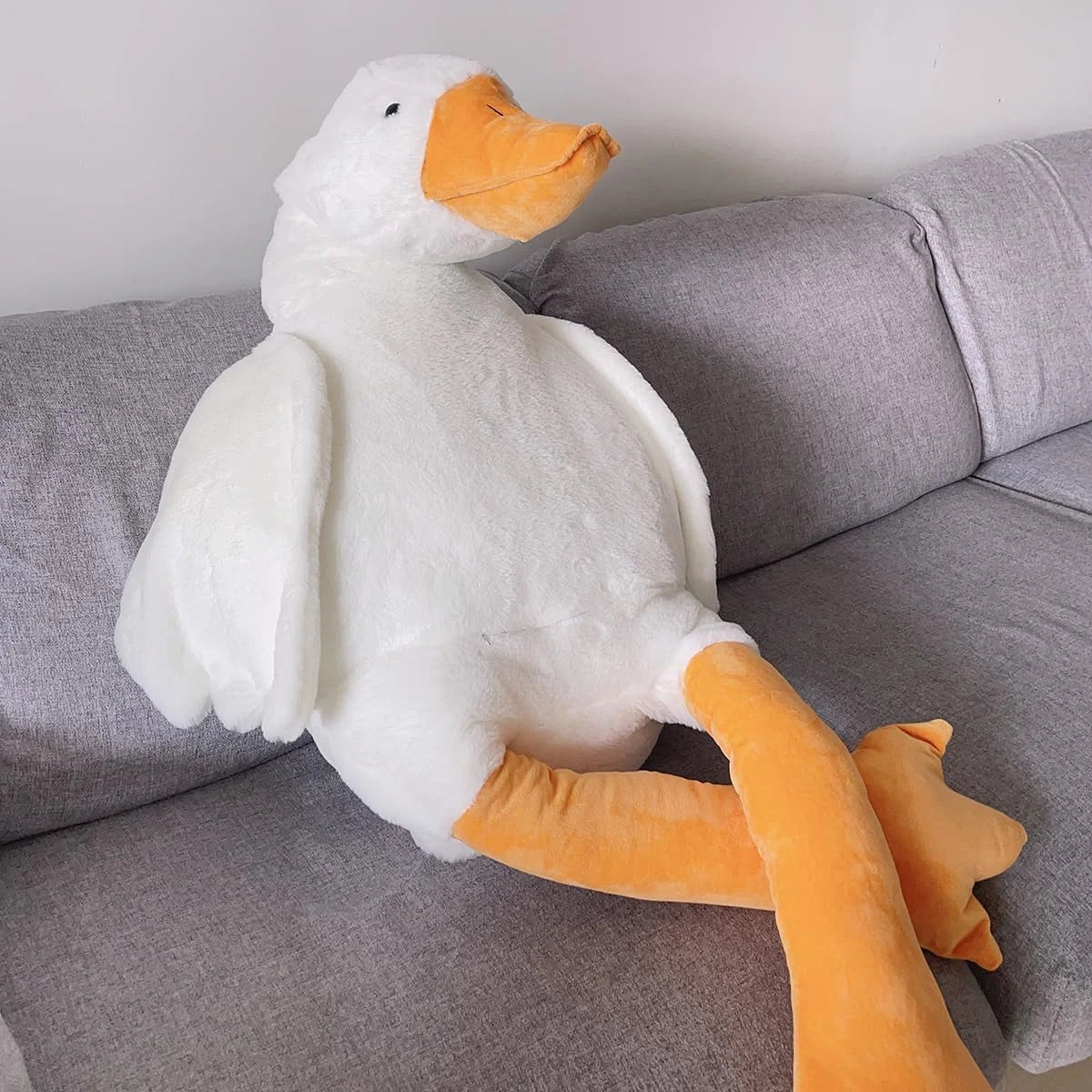 Ganzenpluche Knuffeldier Schattige Eend Knuffel