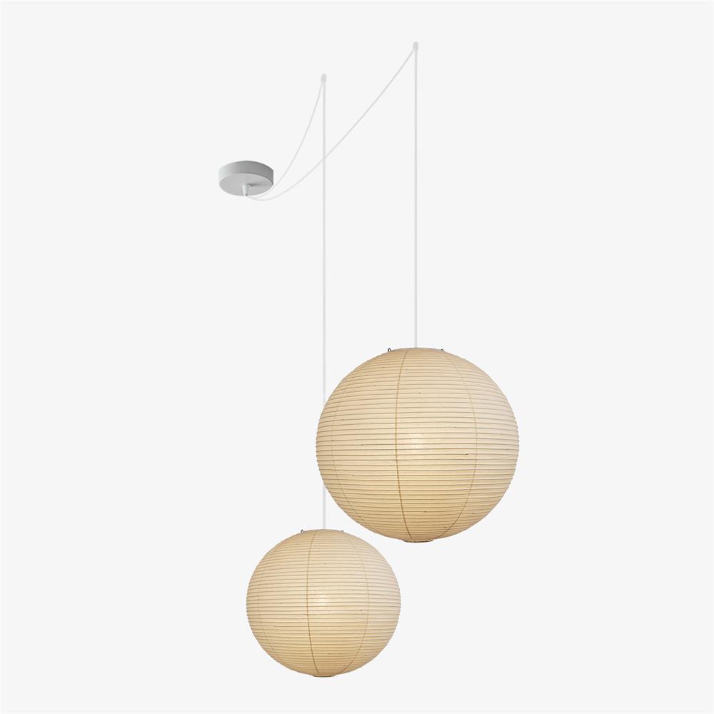 Akari A-serie Hanglamp – Japanse Papieren Lantaarn – Mid-Century Modern – E27 Fitting – Diverse Maten
