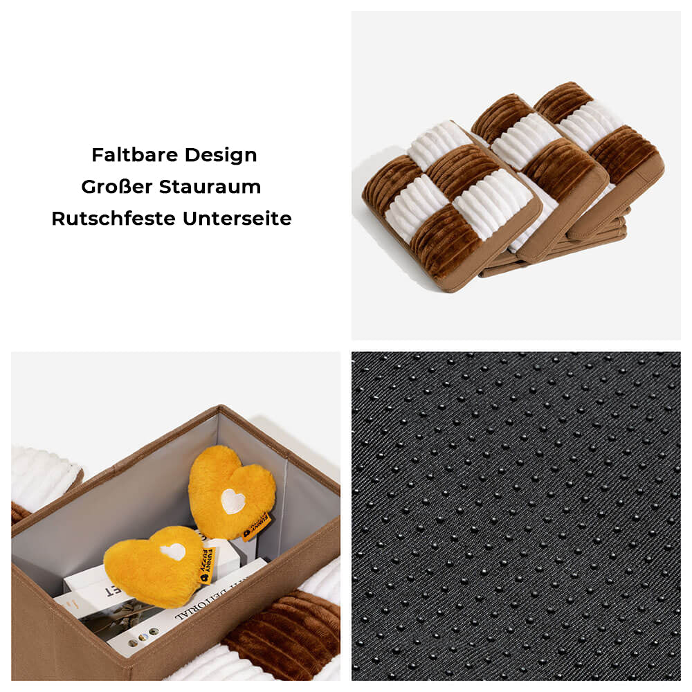 NapSteps Luxe Hondentrap met Opbergruimte – 2 of 3 Treden, Schachtdesign, Antislip & Zacht Kussen (tot 20 kg)