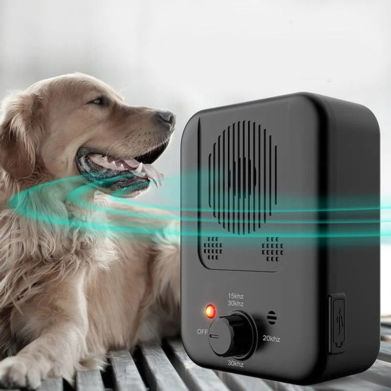 Ultrasone Anti-Blaf Apparaat voor Honden – Stil, Veilig en Weerbestendig met Instelbare Frequenties