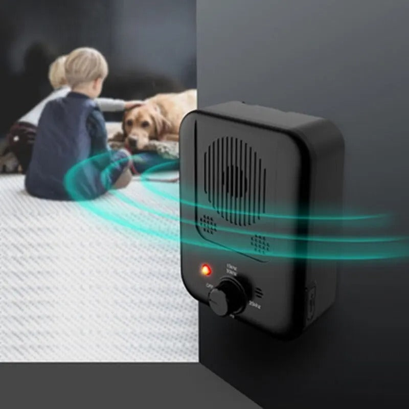 Ultrasone Anti-Blaf Apparaat voor Honden – Stil, Veilig en Weerbestendig met Instelbare Frequenties