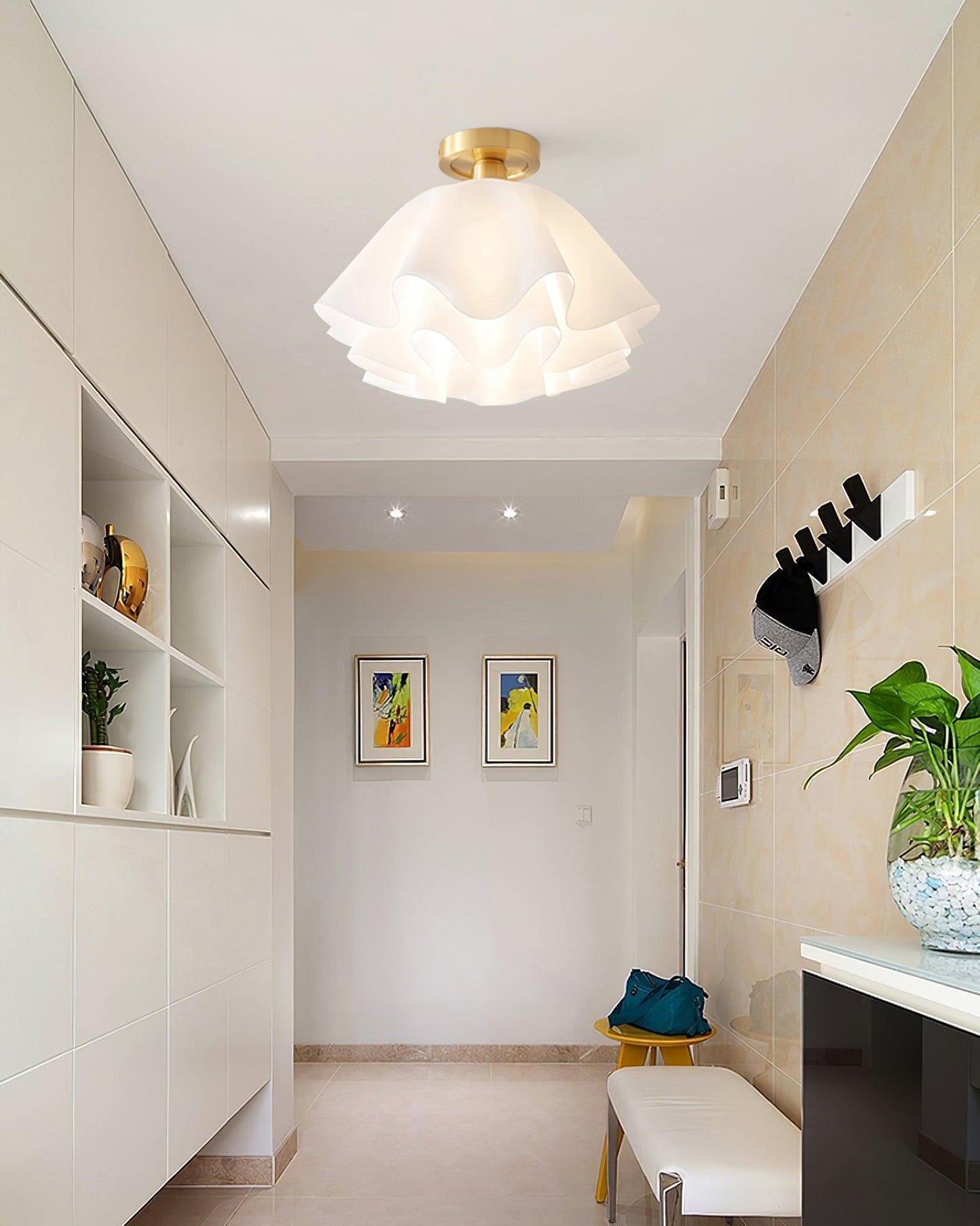 Bloemvormige plafondlamp