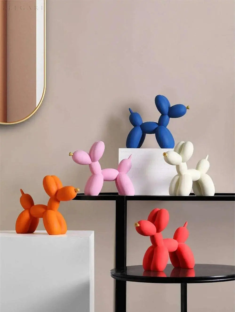 Haku - Ballonornament met goude snuit