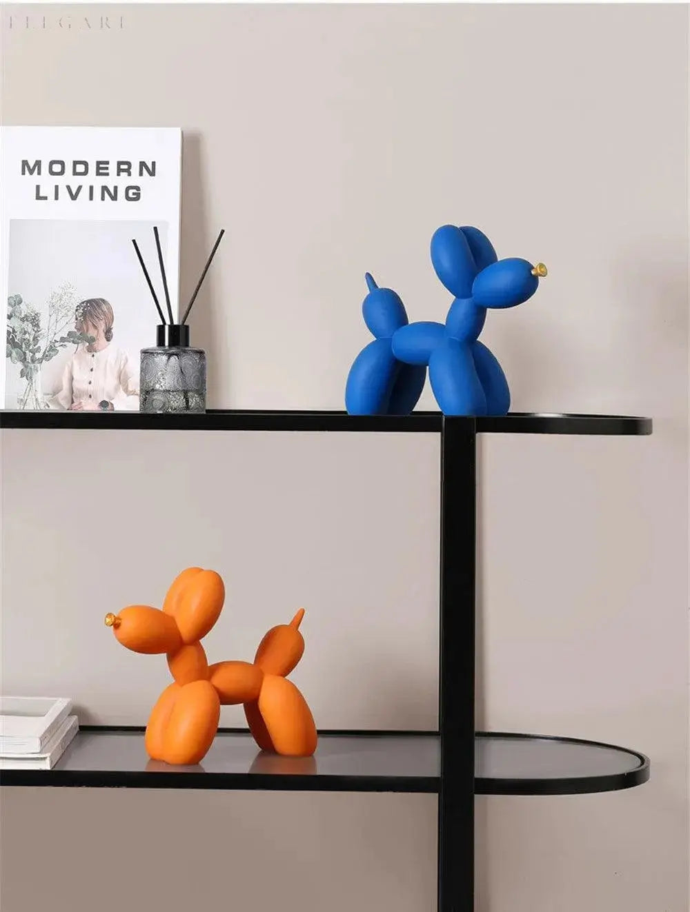 Haku - Ballonornament met goude snuit