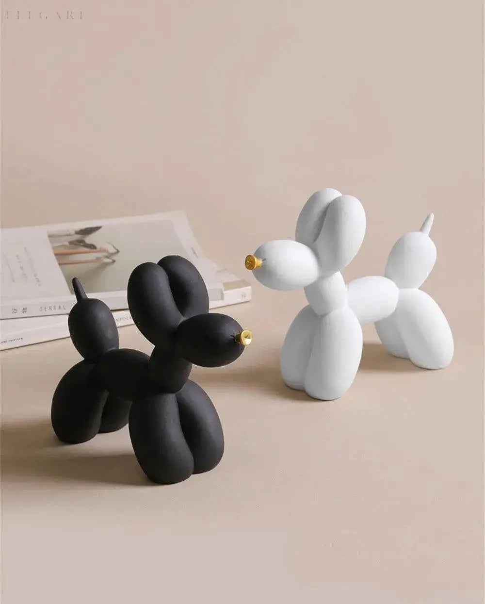 Haku - Ballonornament met goude snuit