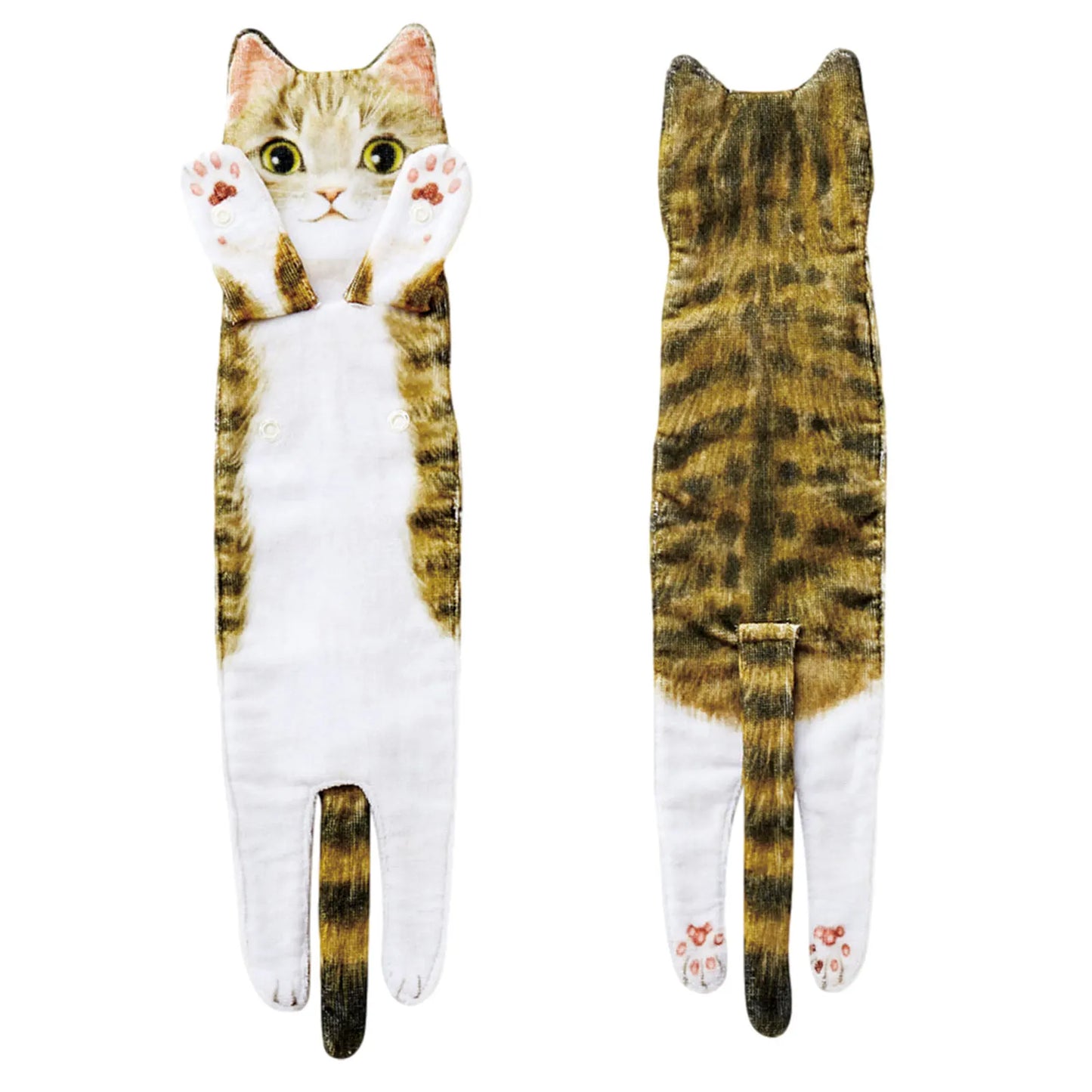 Grappige Kat Handdoekjes Badkamer Handdoek Met Hangende Lussen Snel Droog