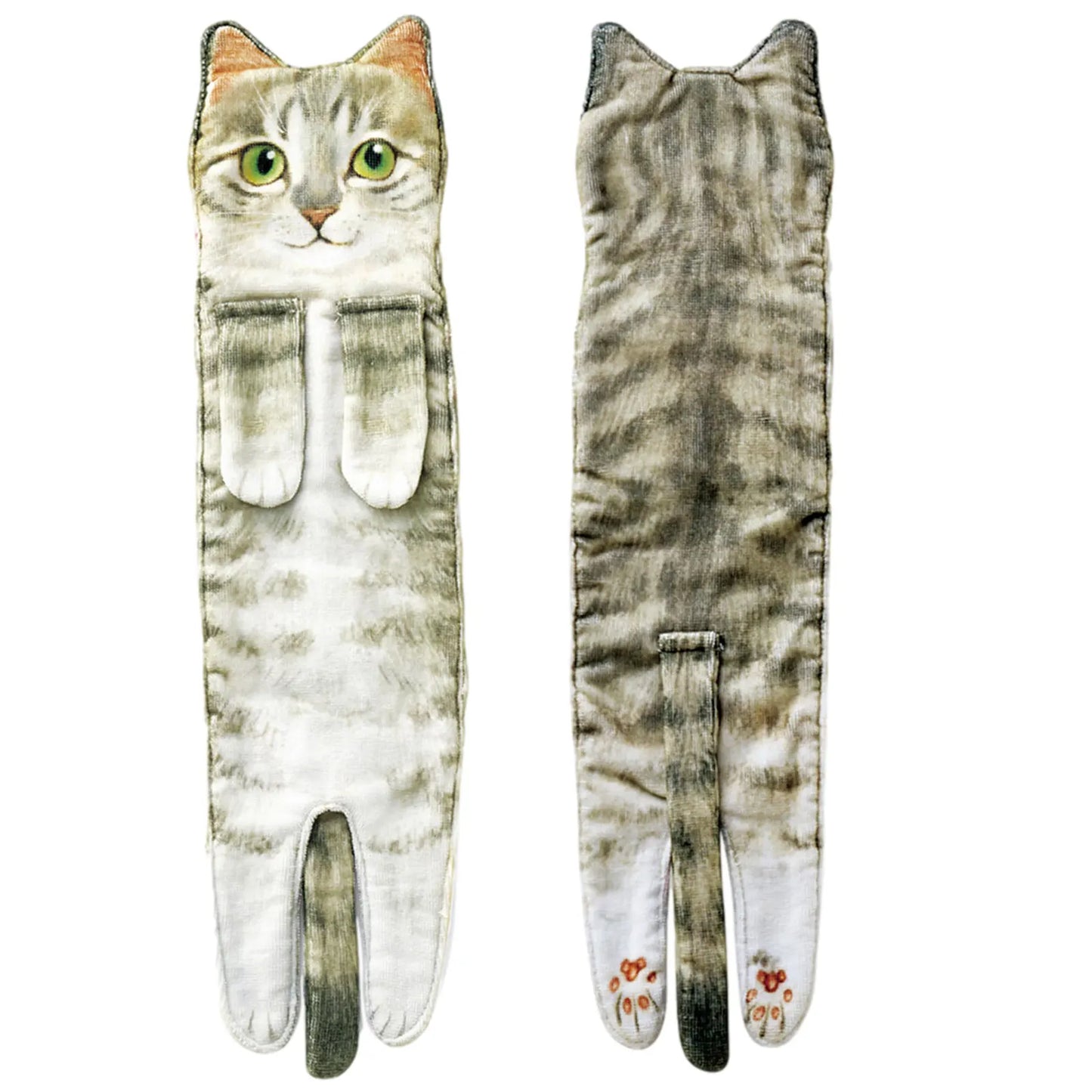Grappige Kat Handdoekjes Badkamer Handdoek Met Hangende Lussen Snel Droog