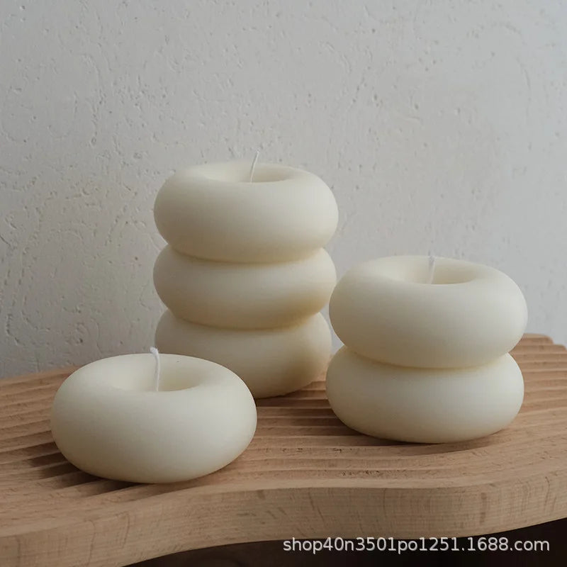 Donut Cirkels Aromatherapie Kaarsen