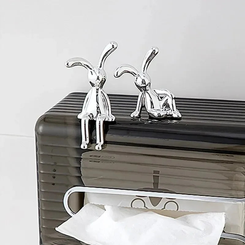 2Pc Lange-Oren Konijn Dubbele Beeld Cartoon Decoratie Accessoires Woonkamer