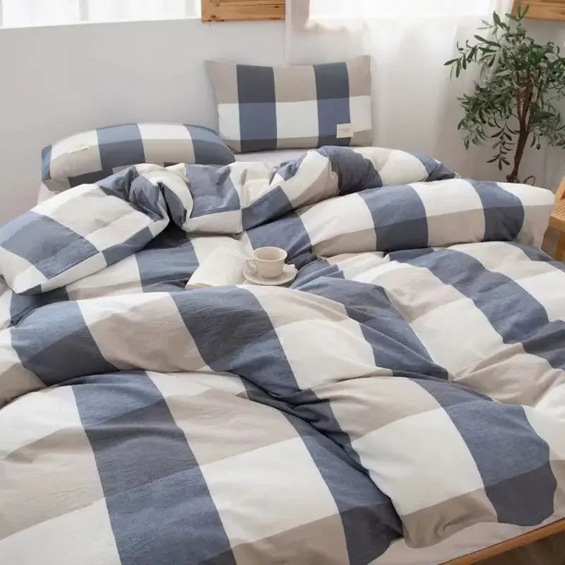 Dekbedovertrekken Comfortabele Geschikte Katoenen Watten Lichtgewicht Modieus Dekbed Universele Bedzak