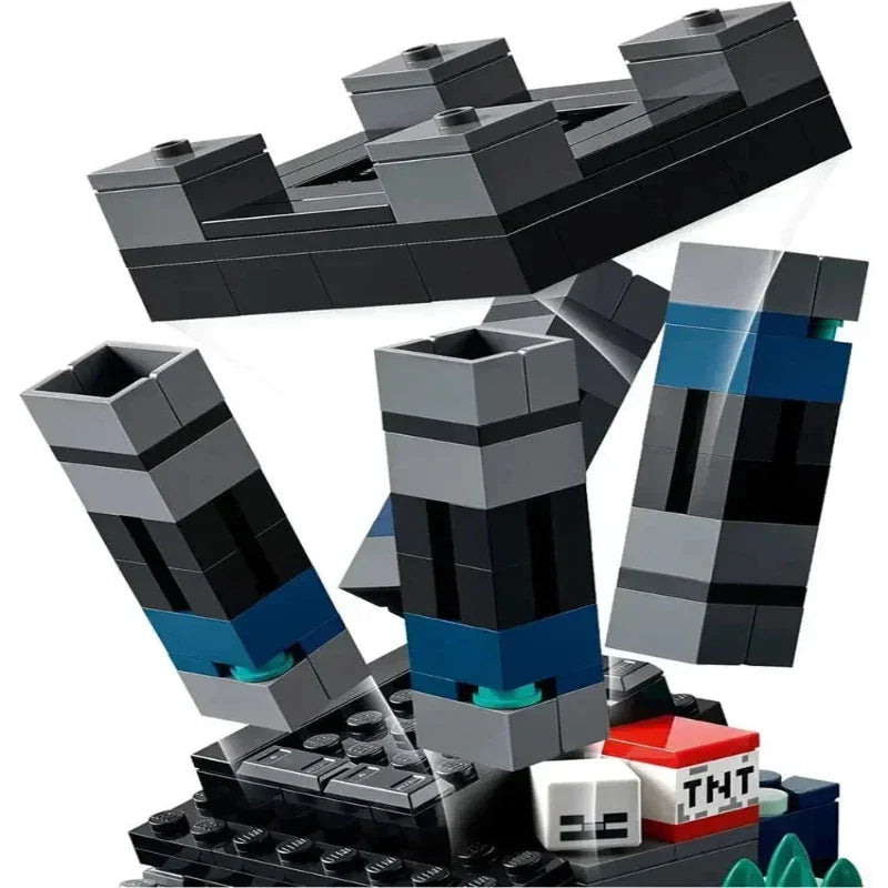 Deep Dark Battle Bouwstenen Set – 852-delig Blokkenspel met Geluidseffecten voor Kinderen vanaf 8 Jaar
