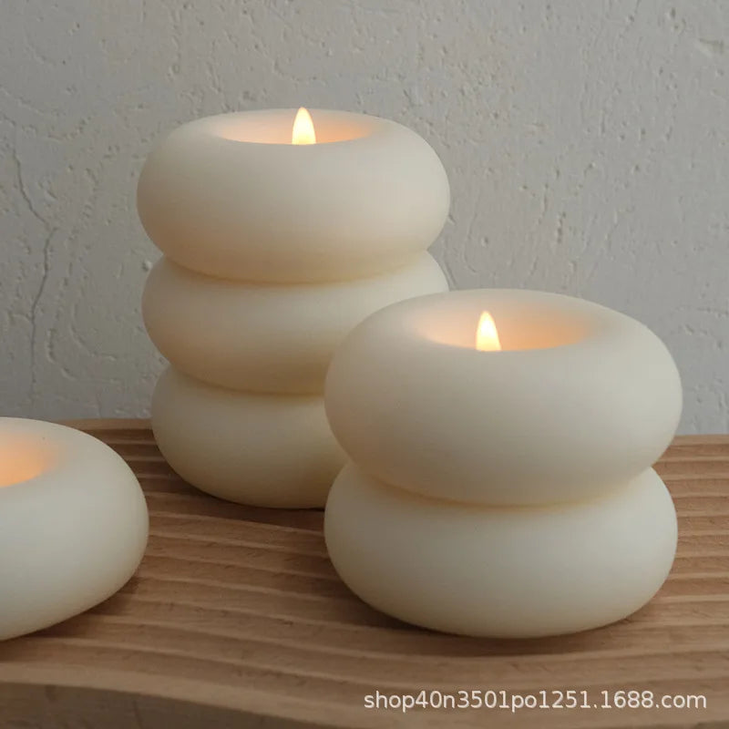 Donut Cirkels Aromatherapie Kaarsen