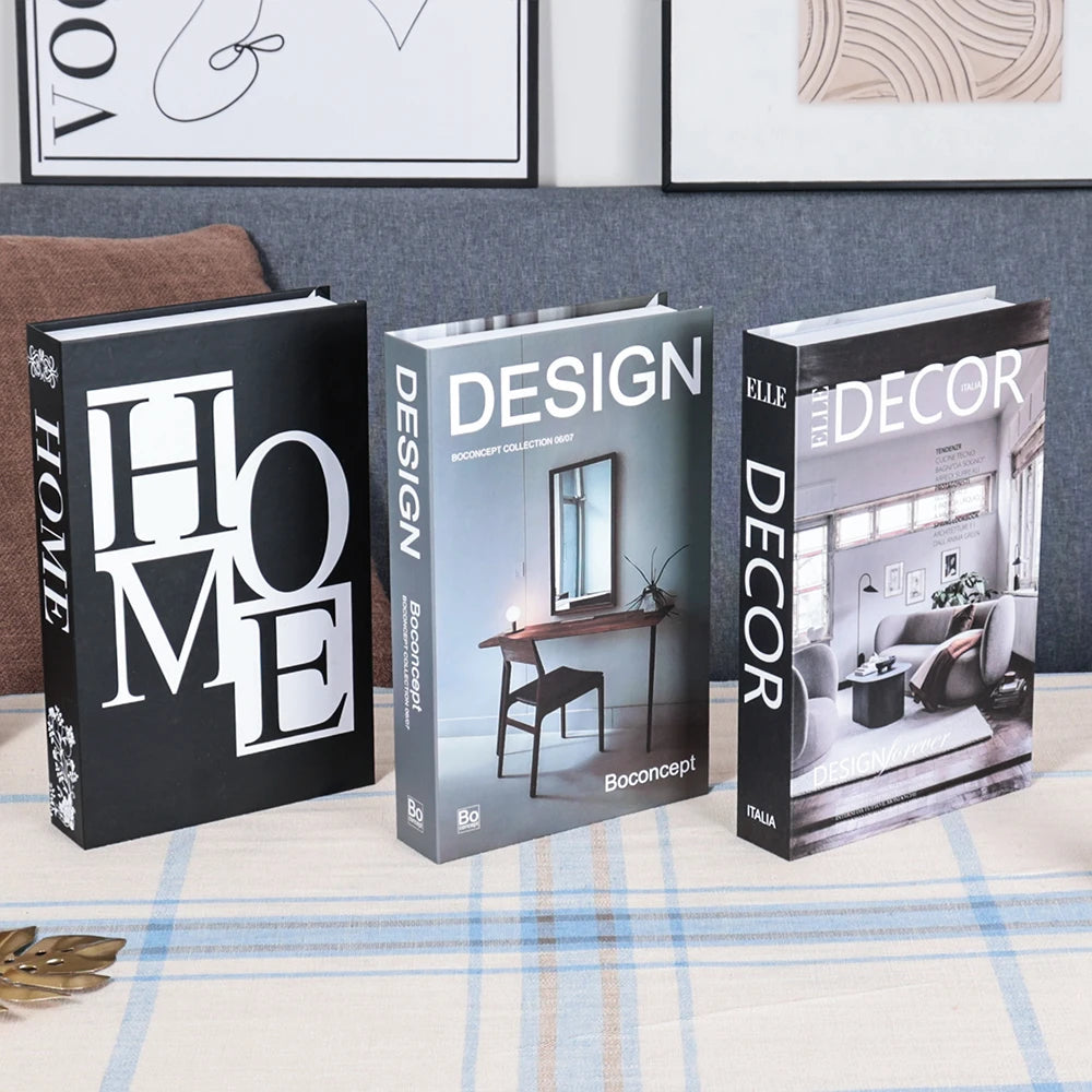 3 stuks mode nep boeken woonkamer decoratie designer boeken
