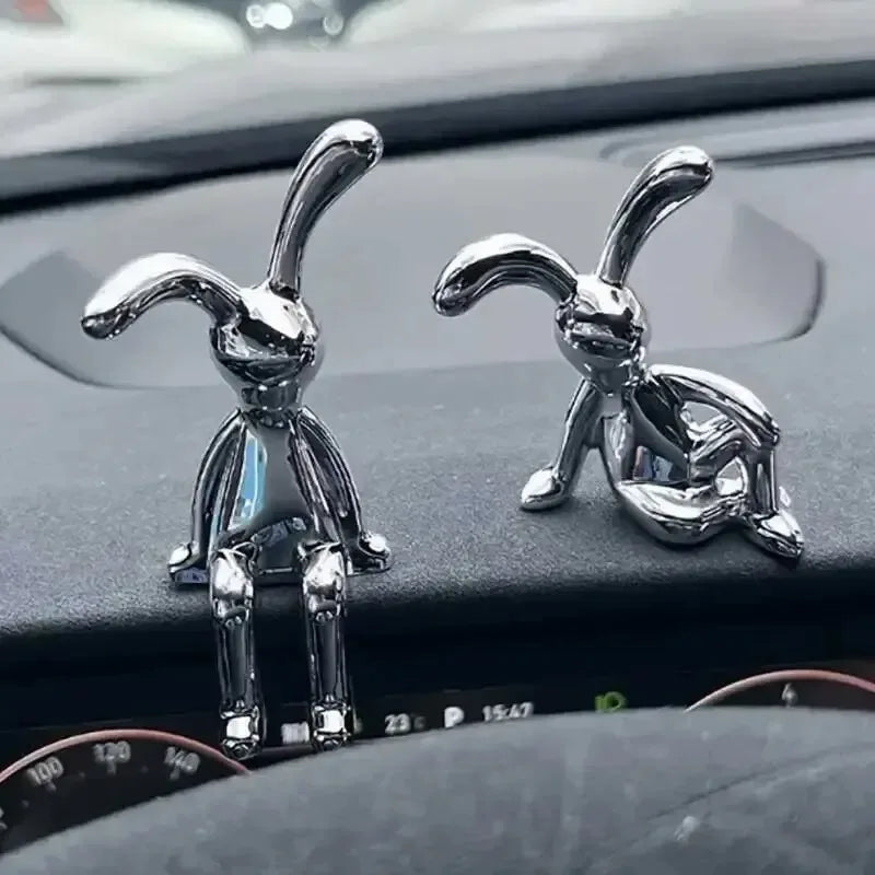 2Pc Lange-Oren Konijn Dubbele Beeld Cartoon Decoratie Accessoires Woonkamer