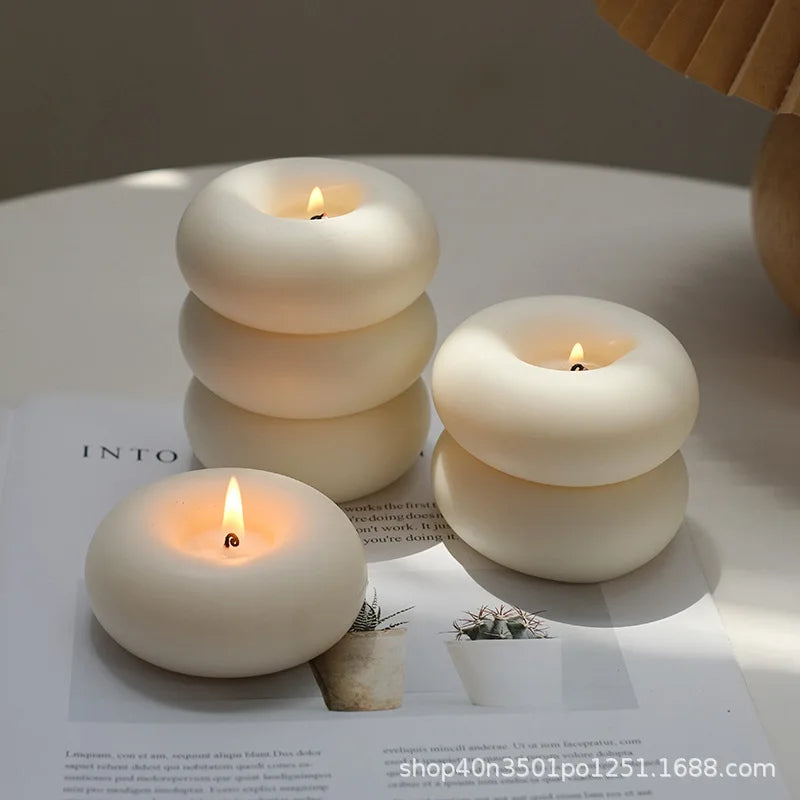Donut Cirkels Aromatherapie Kaarsen