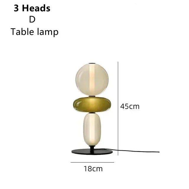 Italiaanse Design Vloerlamp – Gekleurd Glas & LED – Modern & Creatief – Voor Woonkamer, Slaapkamer & Studieruimte