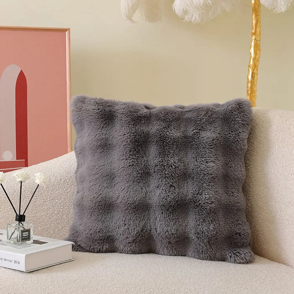 Zacht Bont Kussenhoes 45*45Cm Gezellig Pluche Decoratieve Kussensloop