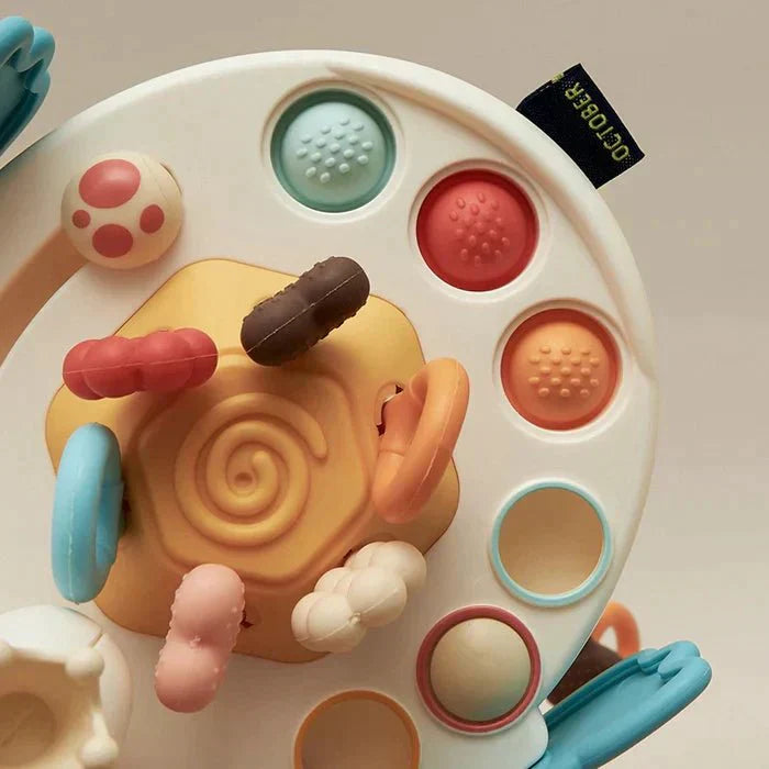 Juno Sensorisch UFO Speelgoed – Ontdekkend Activiteitenspeelgoed voor Baby’s (6m+)