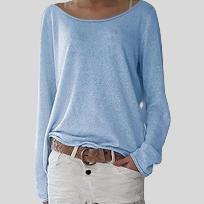 Zachte Elegante Sweater met Ronde Hals