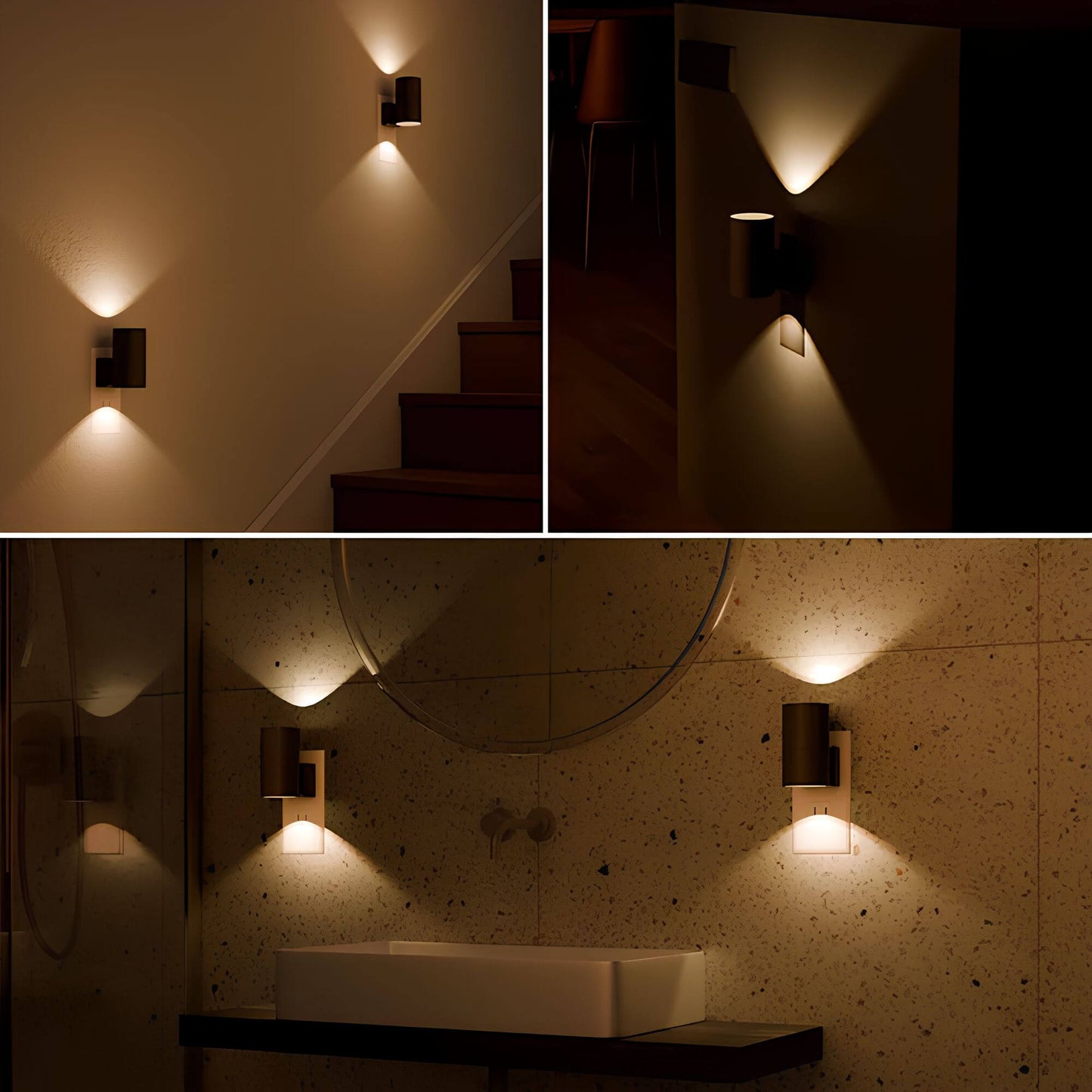 Dimbaar LED Nachtlampje Plug-In - Instelbare Helderheid voor Slaapkamers & Gangen