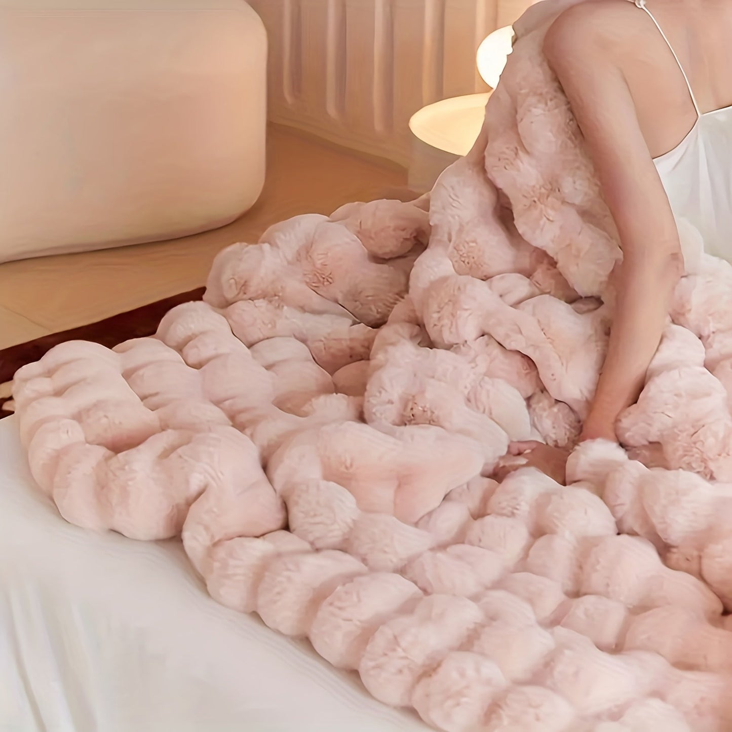 Luna Fleece - Luxe Faux Fur Dekentje