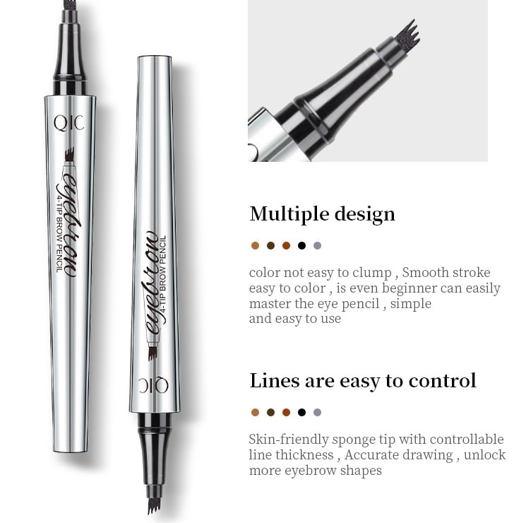 ArchDefine 3D Waterproof Wenkbrauwpen met 4-Puntige Tip – Langhoudend Microblading Effect zonder Pijn