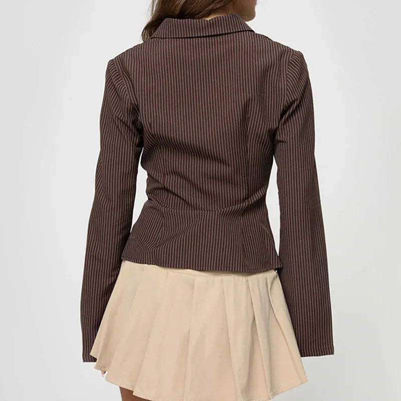De Elegante Retro Blouse Voor Dames